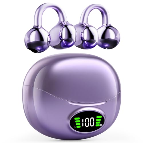 SHIJIAET Clip on Headphones image