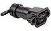 AUTOPA 8E0955101C Left Headlight Washer Nozzle Cylinder Sprayer for Audi A4 S4
