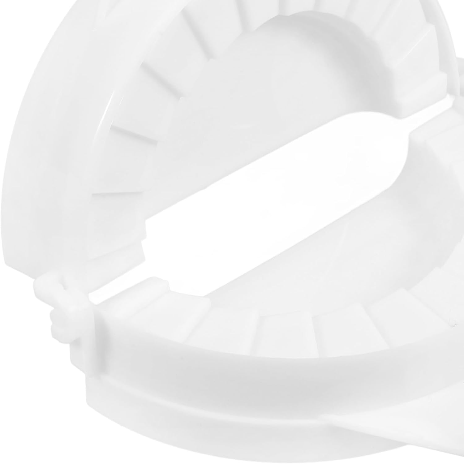 5pcs Plastic Dumpling Wrapper Mold Press for Pasta Making, White PP