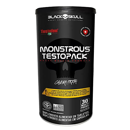 Monstrous Testopack 30 Packs - Black Skull