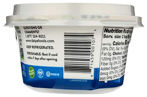 Daiya, Plain Cream Cheese Style Spread, 8 Oz #TOP3
