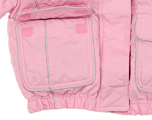 Outerstuff NHL Hockey Girl's Kids & Youth (4-16) Winter Hooded Jacket in Pink3