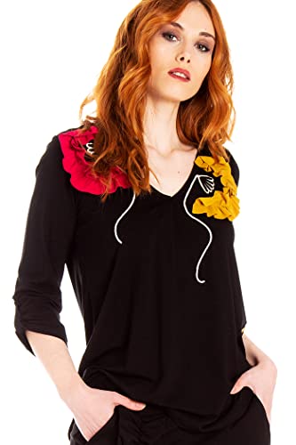 Mamatayoe Ebano Camisa, Negro, estandar Mujer Cover