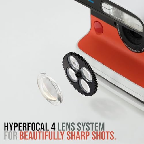 Polaroid Flip Instant Camera + Color Film Bundle (8 Photos Included) - Black - Hyperfocal 4-Lens System, Sonar Autofocus, and Scene Analysis, Bluetooth Companion App, with Lens Cleaning Cloth - Thumbnail 2