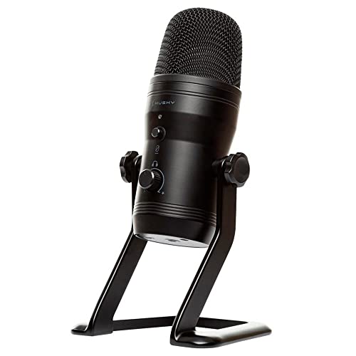 Microfone Condensador Gamer ASMR Podcast Husky Avalanche Black USB Fifine K690 p/Podcasts