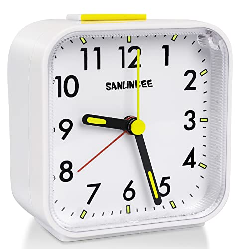 sanlinkee Wecker Analog Ohne Ticken Wecker Cover