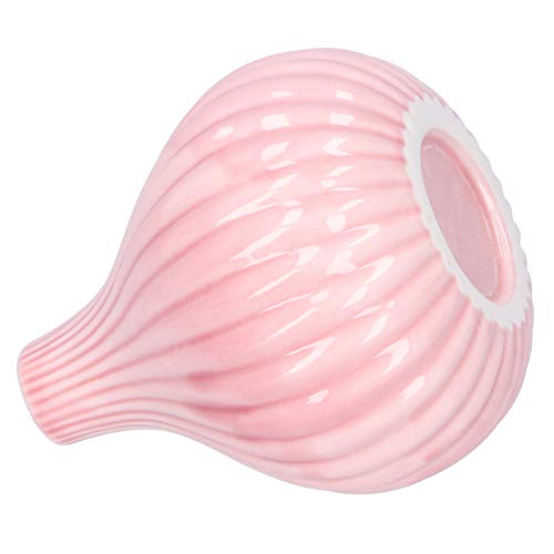 Vaso de flores de cerâmica Vaso de flores cor de rosa, Vaso de decoração para casa Decoração de casa