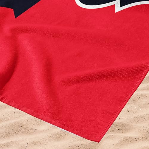 Image of Northwest NFL Houston Texans Microfiber Beach Towel, 30 x 60 Inches - Quick Dry, Sand Resistant, Lightweight, Highly Absorbent, Incisor Design