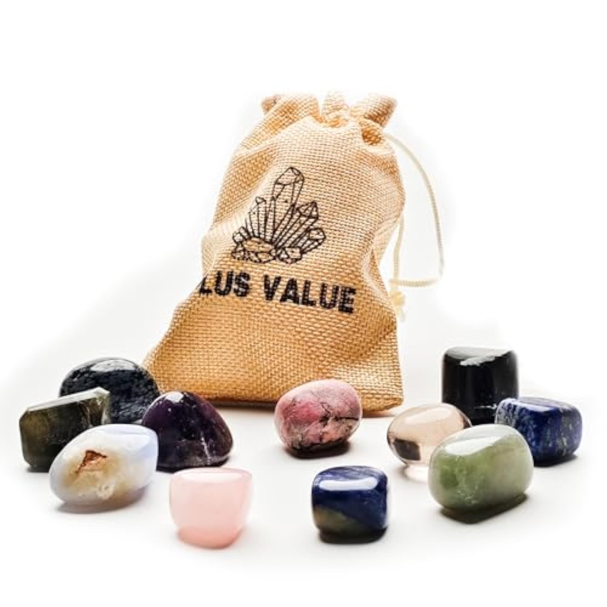 Stress Busters Reiki Healing Crystal Bag