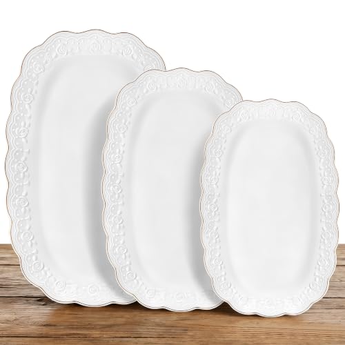 Kassel Ceramic Oval Platter Set