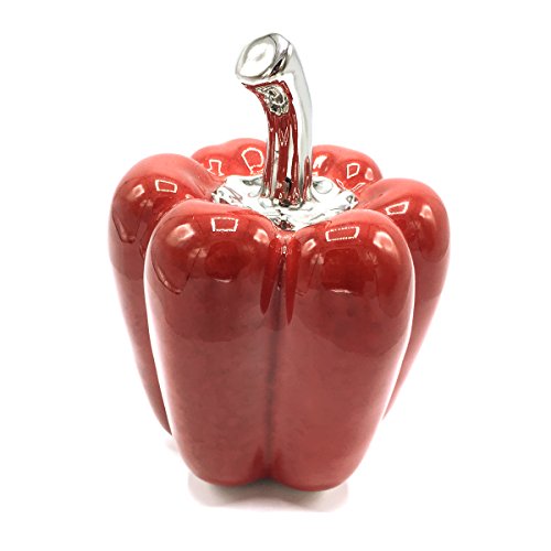 Preisvergleich Produktbild GILDE Keramik Deko Paprika rot