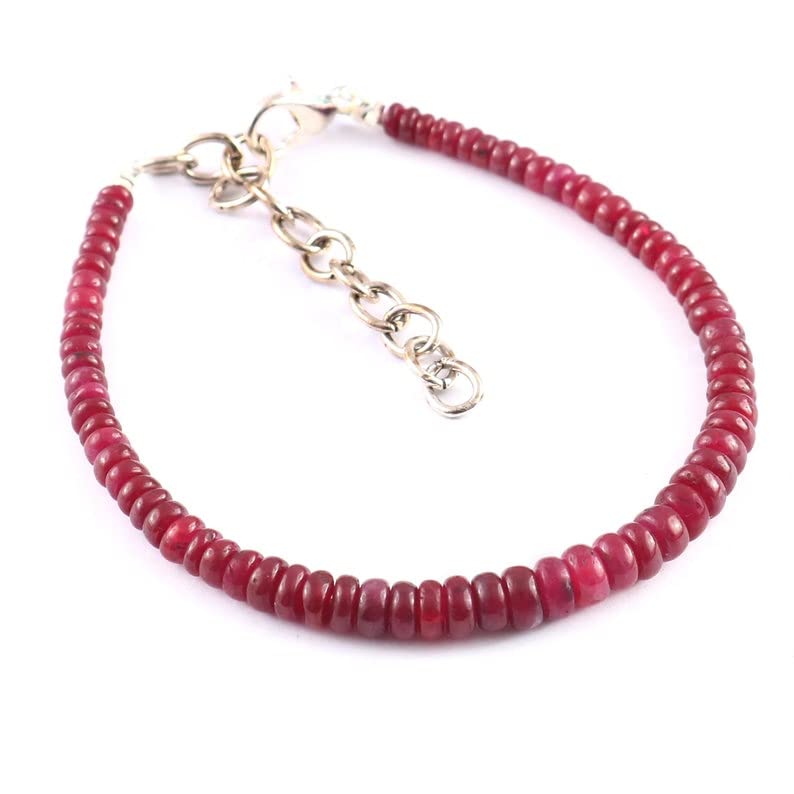 Collier en rubis jade naturel 10 mm contre les imitations en plastique : certitude de pierres vraies