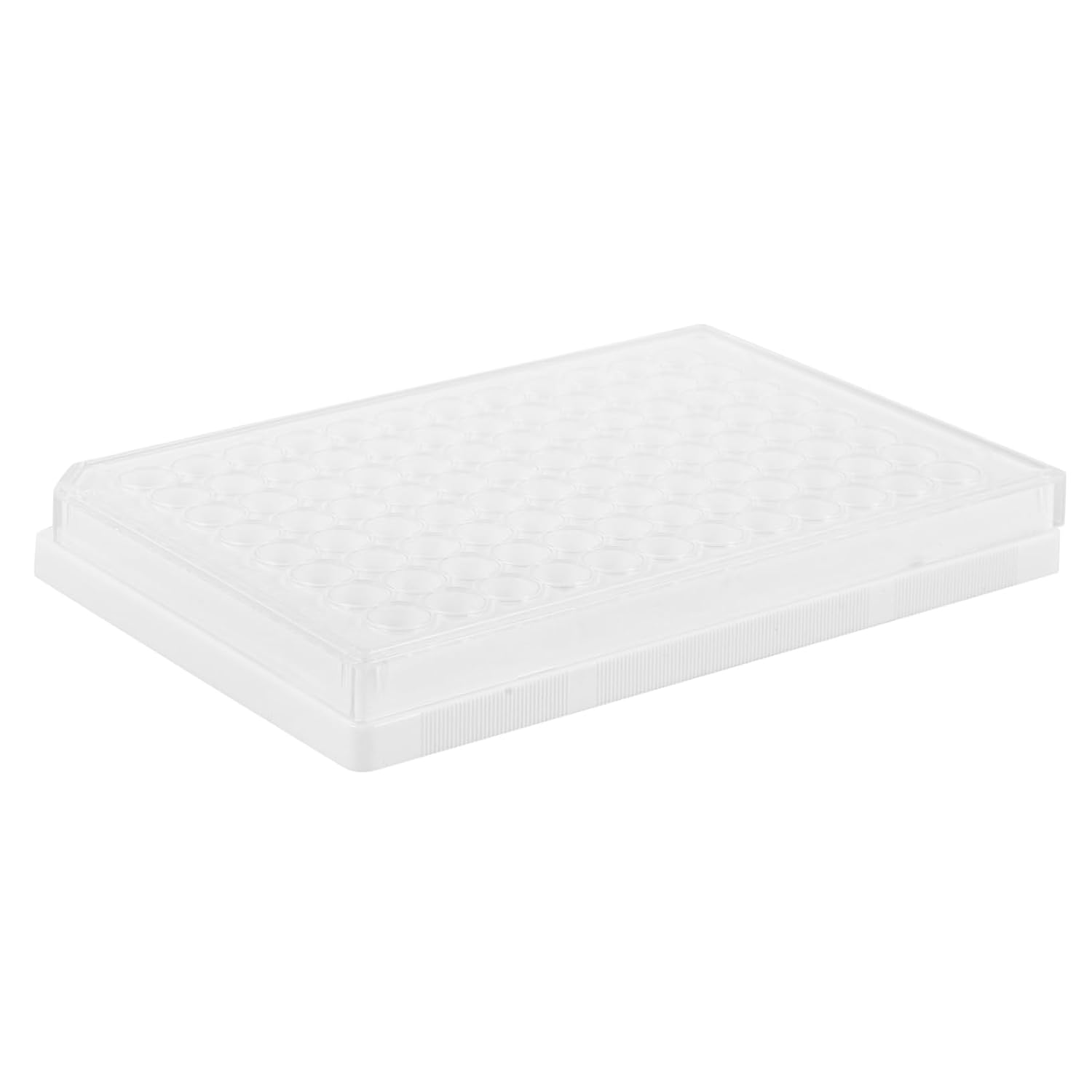 MAGICLULU 96-Well Flat Bottom Cell Culture Plate Lab Tissue Culture Tray Spot Plates for Laboratory