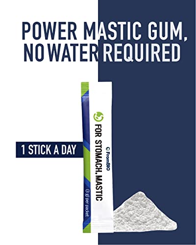 FromBIO Chios Mastic Gum Supplement for Stomach (30 Sticks) - Alternative to Probiotics for Digestive Health. 1,050mg Mastic, 107.8mg Oleanolic Acid - Thumbnail 4