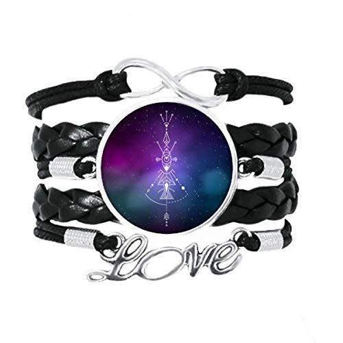 Bracelet Amour en cuir avec motif totem : le cadeau idéal
