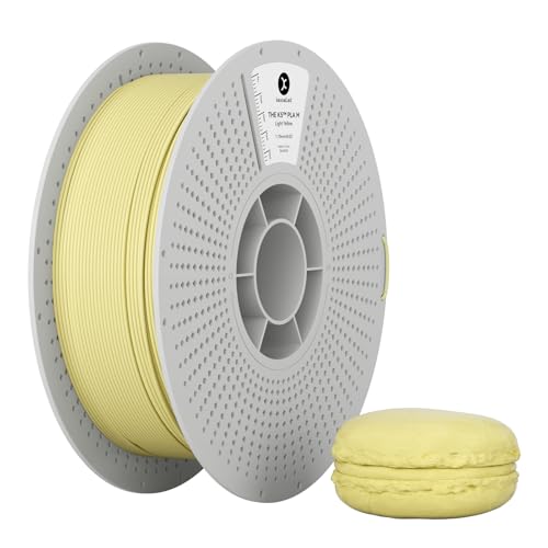 マカロン マット つや消しの質感 Kexcelled PLA 3Dプリンターフィラメント素材 1.75mm径 バンブー 新人フレンドリー 段ボールリール スプール造形材料 正味量1kg(2.2lbs) 寸法精度+/- 0.03mm
