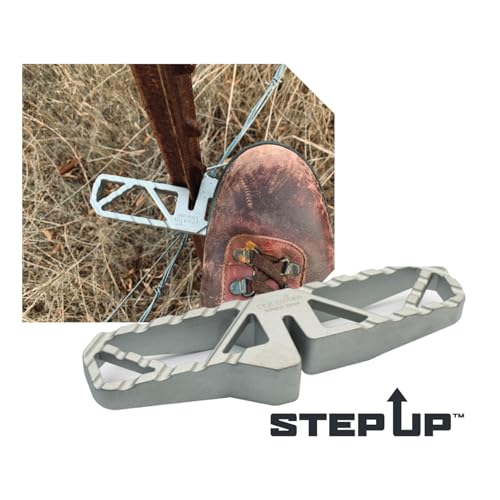 image for HME Secure Stable Durable Aluminum Portable T-Post Fence Step for Outd