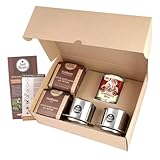 VietBeans Vietnamesisches Kaffee Starterset Frühstück zu zweit - 2 x 250g gemahlener Röstkaffee + 2 x Edelstahlfilter (Phin) + gez. Kondensmilch (Großes Frühstück zu Zweit)