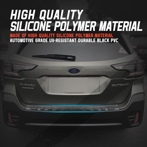 Rear Bumper Protector Guard for Subaru Outback 2021 2022 2023 2024 Trim Cover Scratch Resistant Trunk Door Entry Guards.