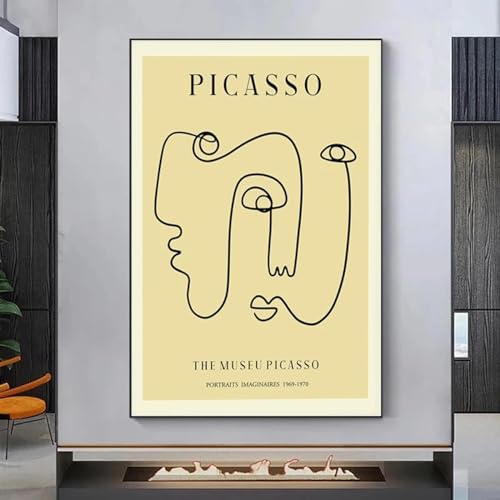 Affiche Picasso 50x70 cm déco rétro pour salon et chambre - 5