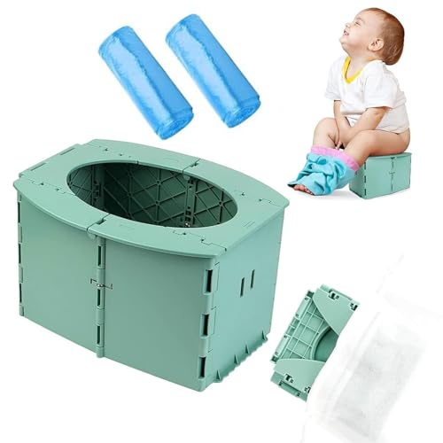 Image of ZHZCJB Portable Potty for Toddler,Travel Potty for Kids,Travel Potty for Car,Apply toCamping, Tourism, Outdoor, Indoor