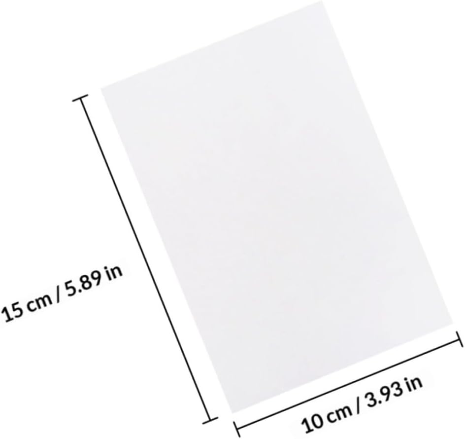 ULTECHNOVO Tracing Paper Sulfite Tracing Paper 15x10cm 150 Sheets White for DIY Artistic Technical Drawing Calligraphy Copying