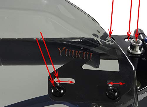 Motorcycle Universal Adjustable Hand Guards Wind Guards Deflectors Protectors Compatible With Yamaha V-Star 650/1100 Harley Davidson Honda Suzuki Kawasaki Ducati Harley Davidson #TOP3