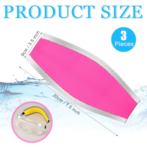 image for HunnmingRe 6 Pieces Neoprene Mask Strap Cover Reflective Neoprene Divi