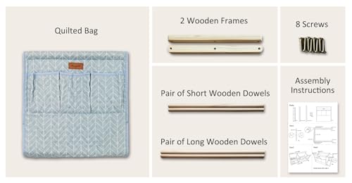 Image of Yarn Caddy Large Size Yarn Storage Organizer for Yarn Skeins-Organizer for Crochet Hooks Knitting Needles Other Accessories