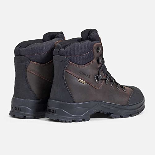 Aigle Herren Laforse MTD Jagdschuh, Dunkelbraun, 44 EU