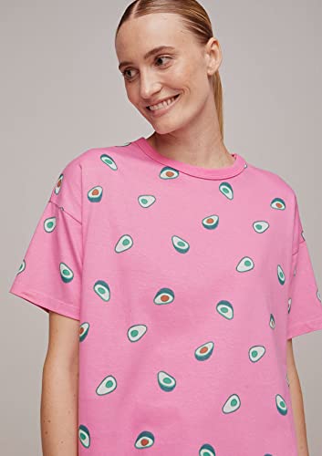 Pijama Curto Feminino Estampado - Rosa P