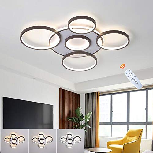Plafond LED dimmable pour salon et grande chambre à coucher contemporaine