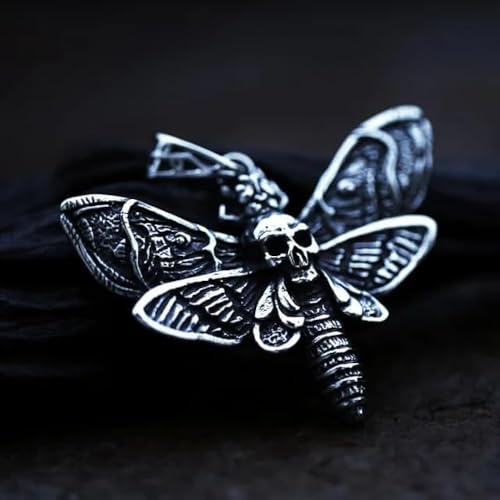 WWE Bray Wyatt The Fiend Stainless Steel Moth Logo Pendant Necklace4