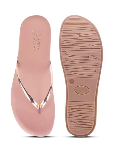 Image of JM LOOKS Women's Flats| Fashion Thong Style Slip-On Flats | Comfortable Casual Sandals