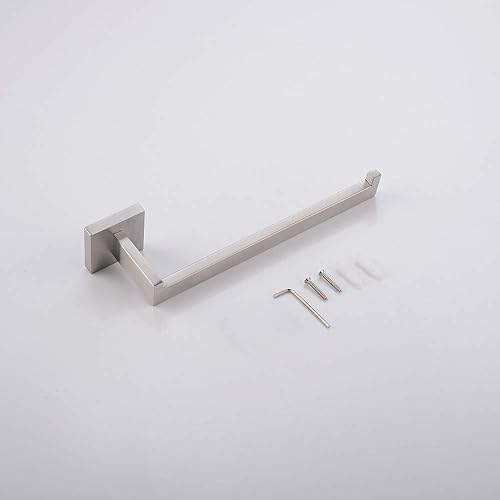 Miniatura 5 de TURS Toallero de mano cepillado Barra de toalla de baño Pequeño Toallero Toallero Anillo de toalla de acero inoxidable