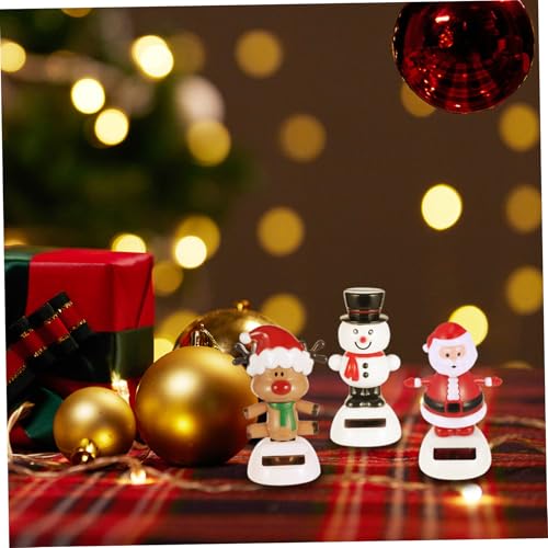 Gcroet RI8N1WSKTZH5YOQDU Dancing Santa 3Pcs Solar Christmas Dancing Toys thumb #6
