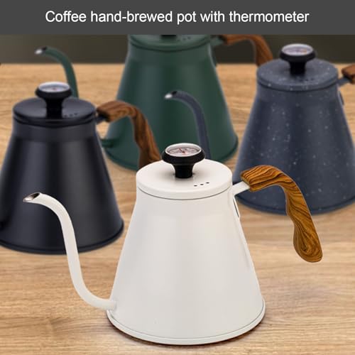 Hervidor de café de 1,2 L que evita quemar el café y el mango caliente 5