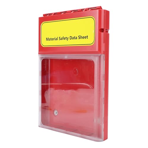 Diydeg MSDS Visual Box, Water Proof Magnetic Lock Integration, MSDS Storage Cabinet, Designed to Store Important Documents at Installation Sites