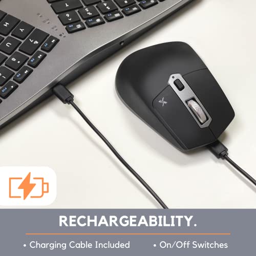 X9 Wireless Ergonomic Keyboard And Mouse Combo - 2.4G+Bt Optimized For Comfort - Bluetooth Ergonomic Split Keyboard With Wrist Rest And 6 Button Ergo Mouse - Rechargeable Wireless Mouse Keyboard Combo #TOP5