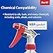 Bar5F Plastic Spray Bottles 2 Pack, 16 Oz, All-Purpose, Empty for Chemical and Cleaning Solutions, Adjustable Head Sprayer Fine to Stream (Pack of 4 (Red))