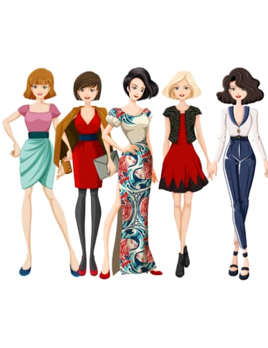 My Fashion Design Sketchbook: Fashion Design Sketchbook for Girls, Fashion Design Sketchbook for teens, Fashion Design Sketchbook for girls ages 8-12