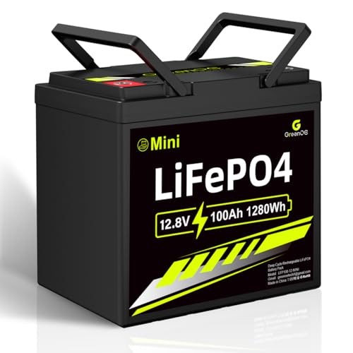 GREENOE 12V 100Ah LiFePO4 Battery