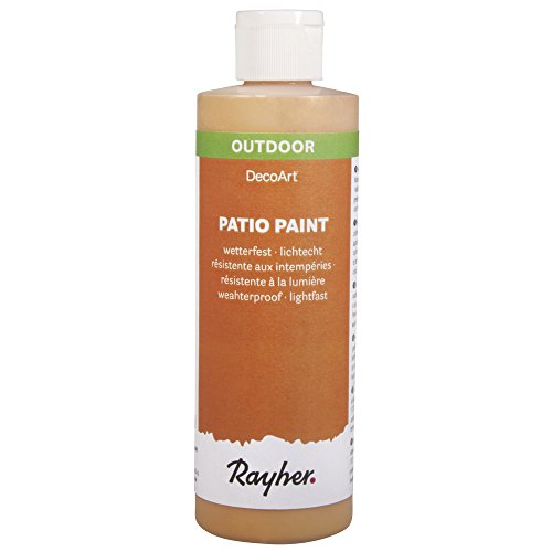 Rayher Patio Paint, Bottle 236 ml, Splendid Gold, Multi-Colour, 0.51 x 0.51 x 1.63 cm
