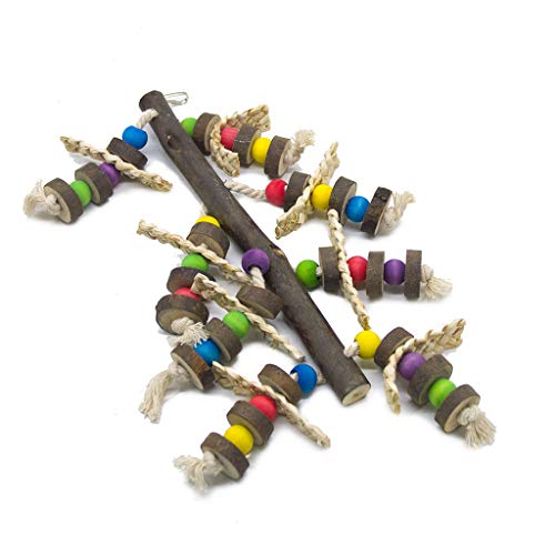 EBaokuup Wood Bird Chewing Toys-Blocks Parrot Tearing Toys Best for Finch,Budgie,Parakeets,Cockatiels, Conures,Love… - Image 3