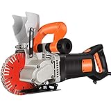 ⭐Schlitztiefe einstellbar: Sie können die Schlitztiefe und -breite der Elektrischen Staubfreien Mauerfrase auf maximal 42 mm oder 40 mm und maximal 5 Blatt einstellen, je nach Ihrem tatsächlichen Bedarf.