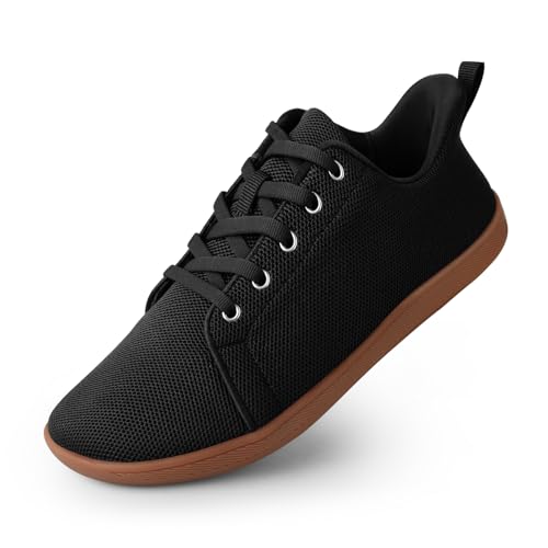 BUHCFBO Wide Toe Barefoot Shoes for Mens Womens Minimalist