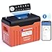 Produktbild ECO-WORTHY LiFePO4 12V 100Ah mit LED-Display, Lithium Batterie 12V 100ah mit BMS Low Temperature Schutz und Max. 15000 Zyklens,1280Wh LiFePO4 12V für Wohnmobil,Solarpanel