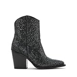 Madden Girl Botín Atriid para Mujer, Color Negro, Tamaño 26.0 cm