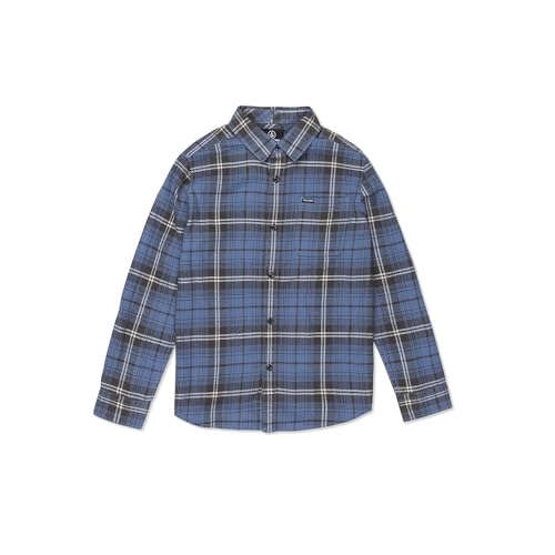 Volcom Boys' Caden Plaid Long Sleeve Flannel Shirt
