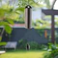 MKEYEA 19.6" L Inch Medium Antique Copper Memorial Wind Chime - Serene Outdoor Deep Resonance Sympathy Bell - Garden Decor and Home Decoration - Windbell for Peaceful Reflection